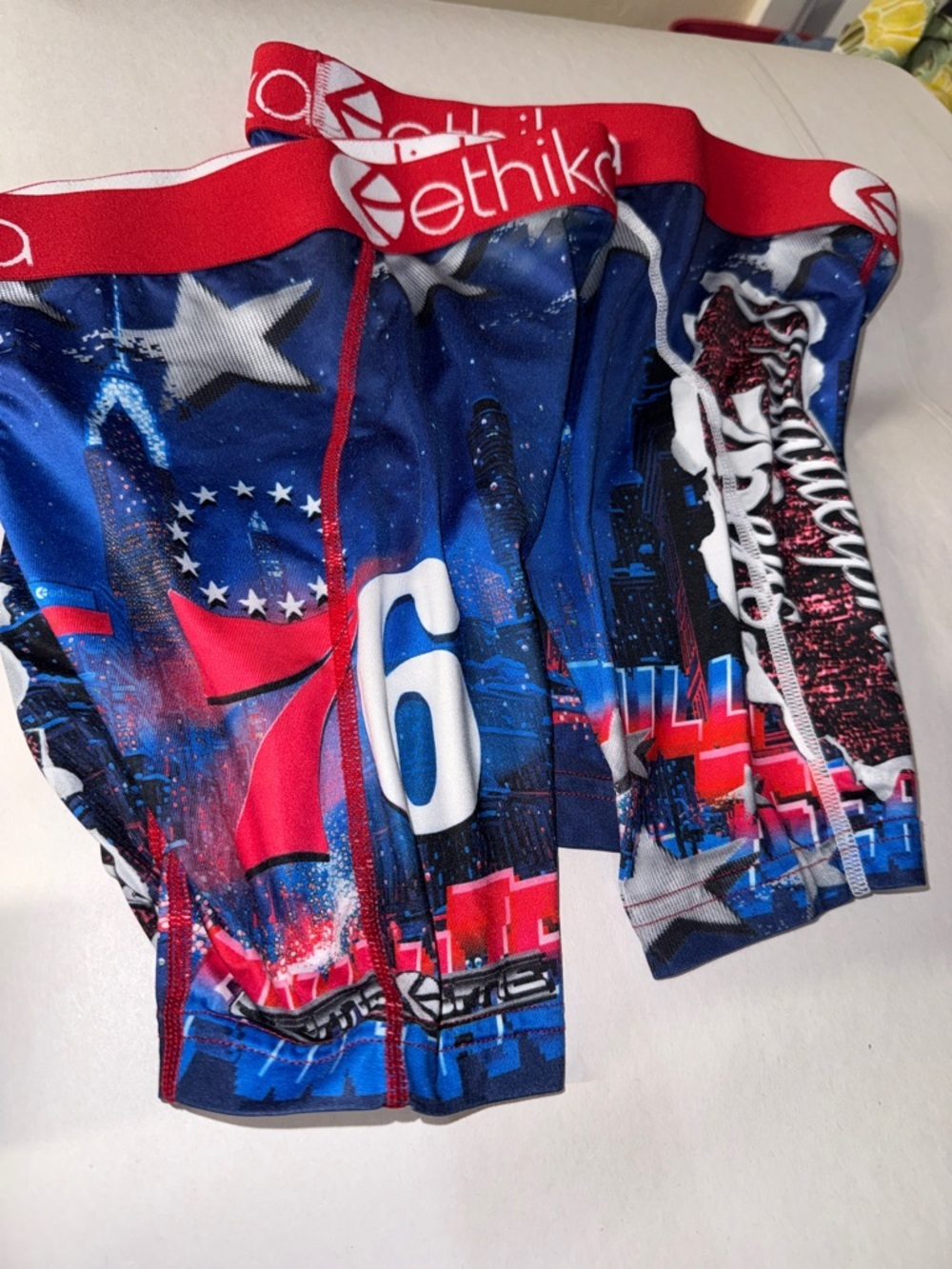 Ethika boys Philadelphia 76ers boxer briefs set of 2 size medium - Picture 4 of 5
